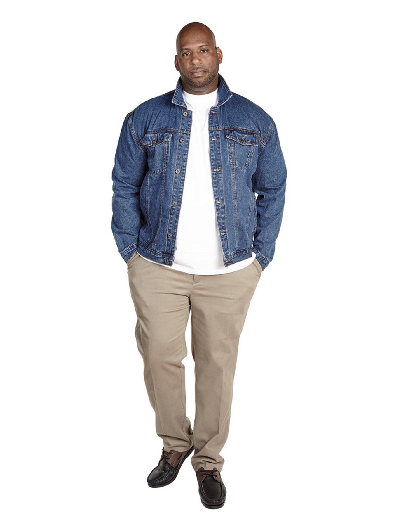 Extra long shop denim jacket mens