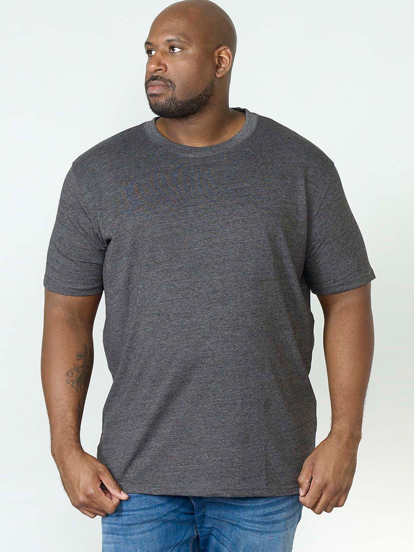 Image of D555 Flyers Premium Weight T-shirt - Charcoal Melange