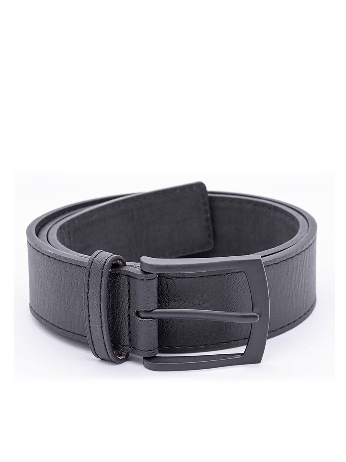 undefined Ozzy Matt Black Buckled Belt