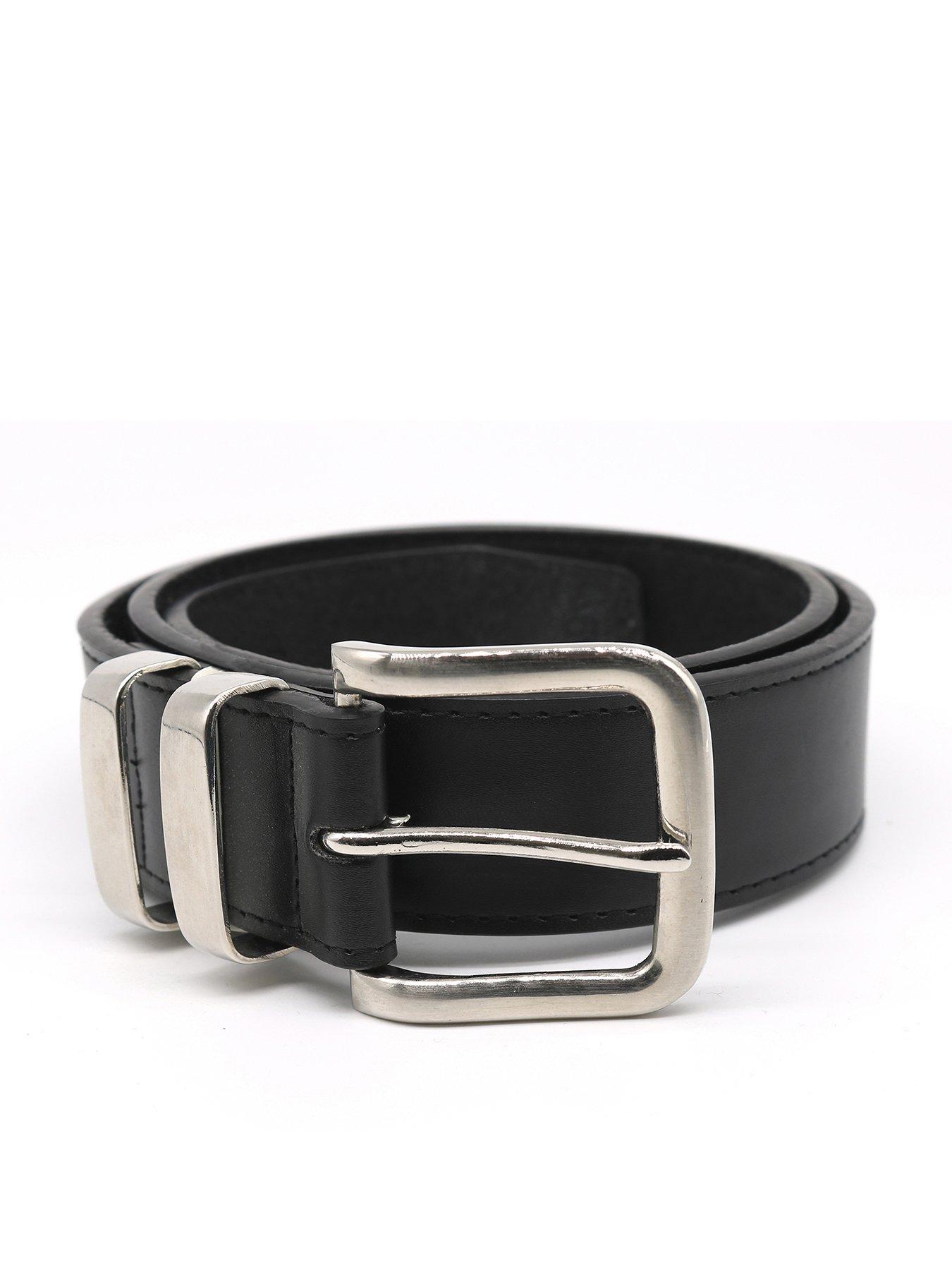 Belt with two metal loops shop
