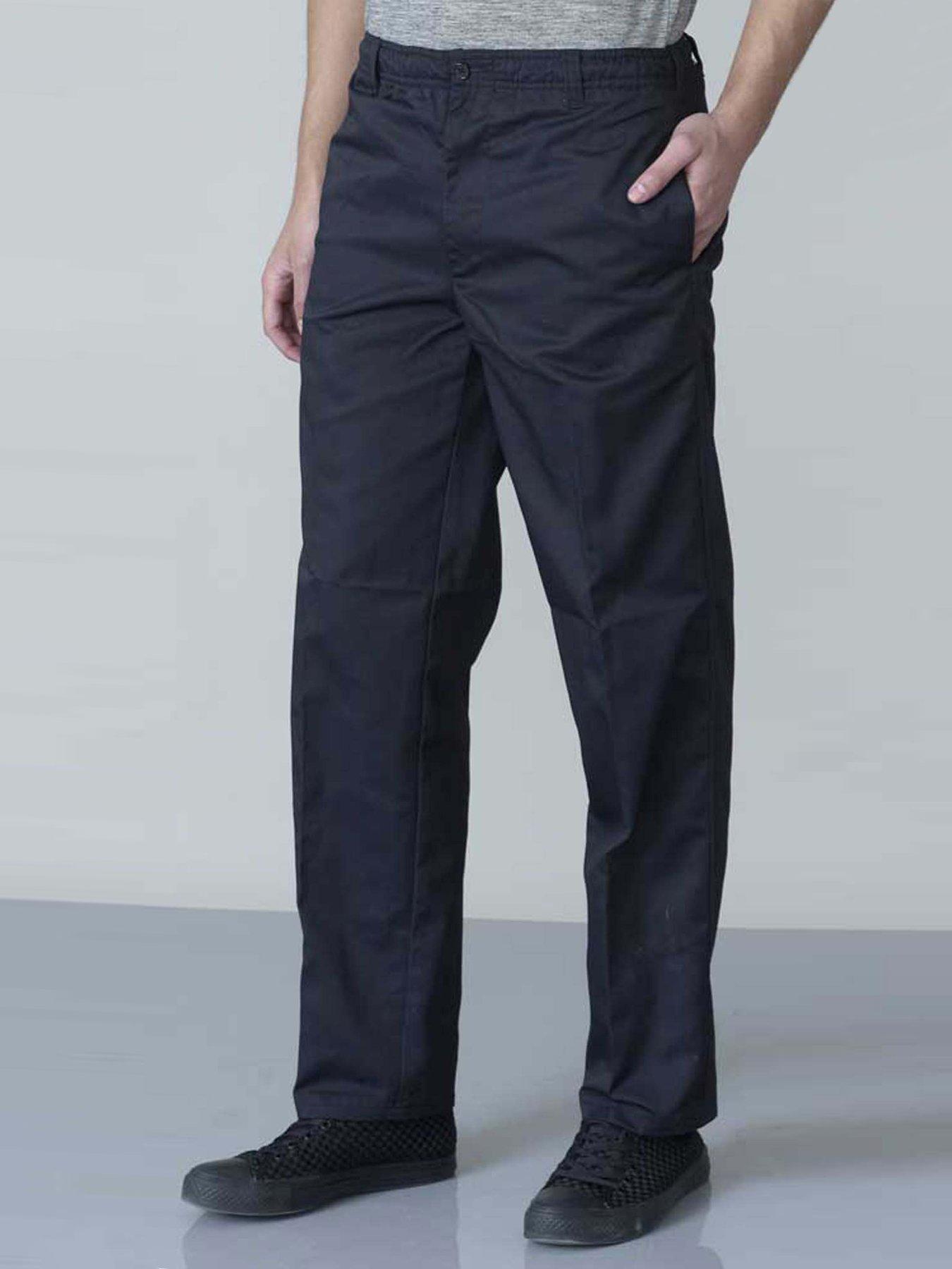 undefined Basilio Elasticated Waist Rugby Trouser - Black