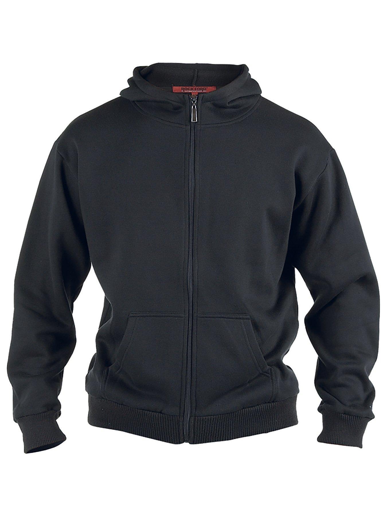 Image 3 of 3 of D555 Cantor-Rockford Zip Through Hoodie - Black
