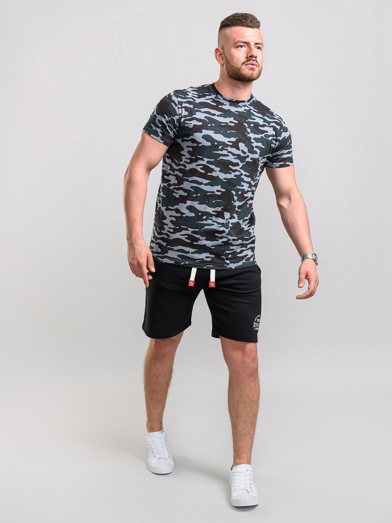 Image 4 of 6 of D555 Gaston Camouflage Printed T-shirt - Multi
