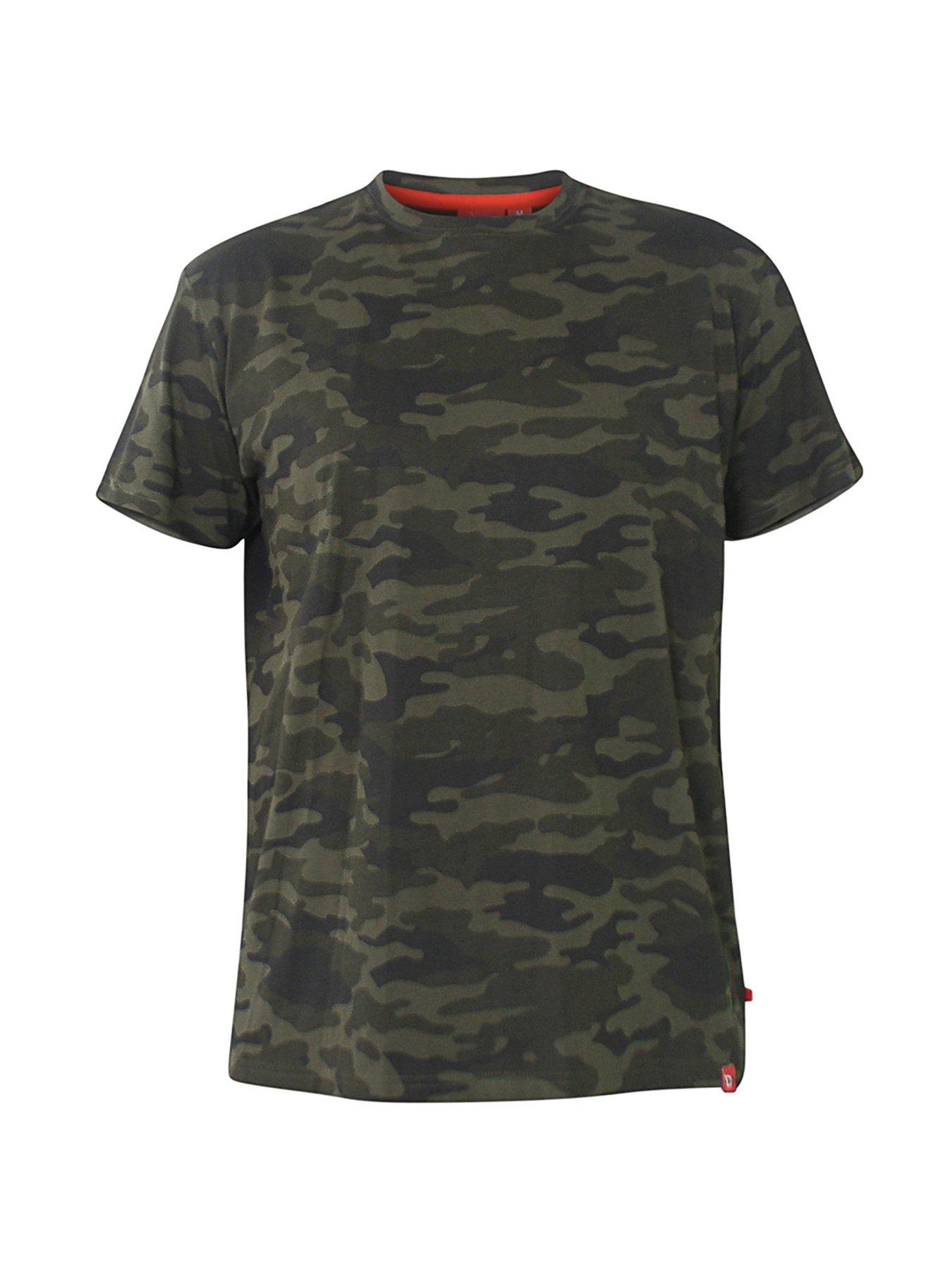 Image 5 of 6 of D555 Gaston Camouflage Printed T-shirt - Multi