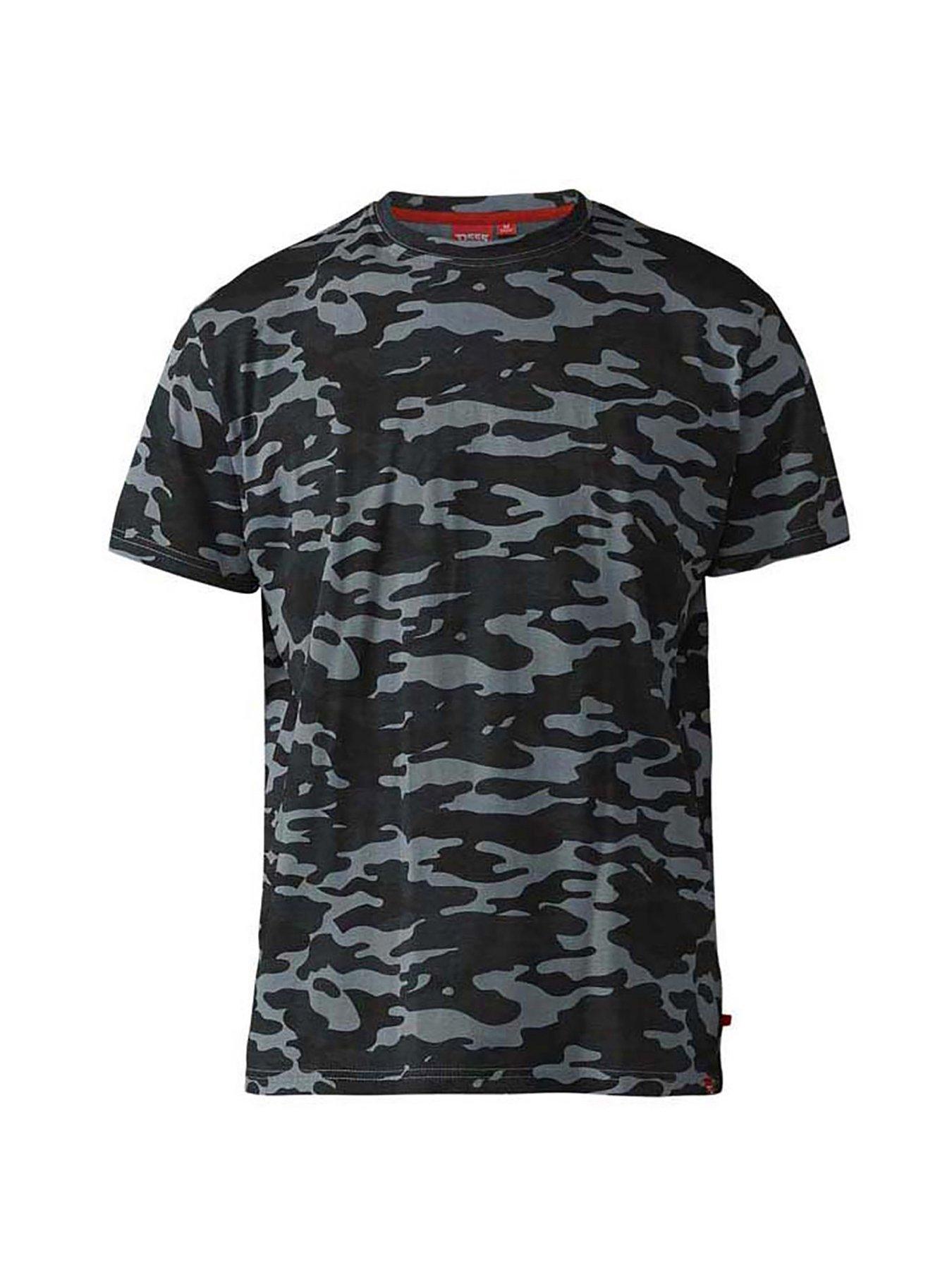 Image 6 of 6 of D555 Gaston Camouflage Printed T-shirt - Multi