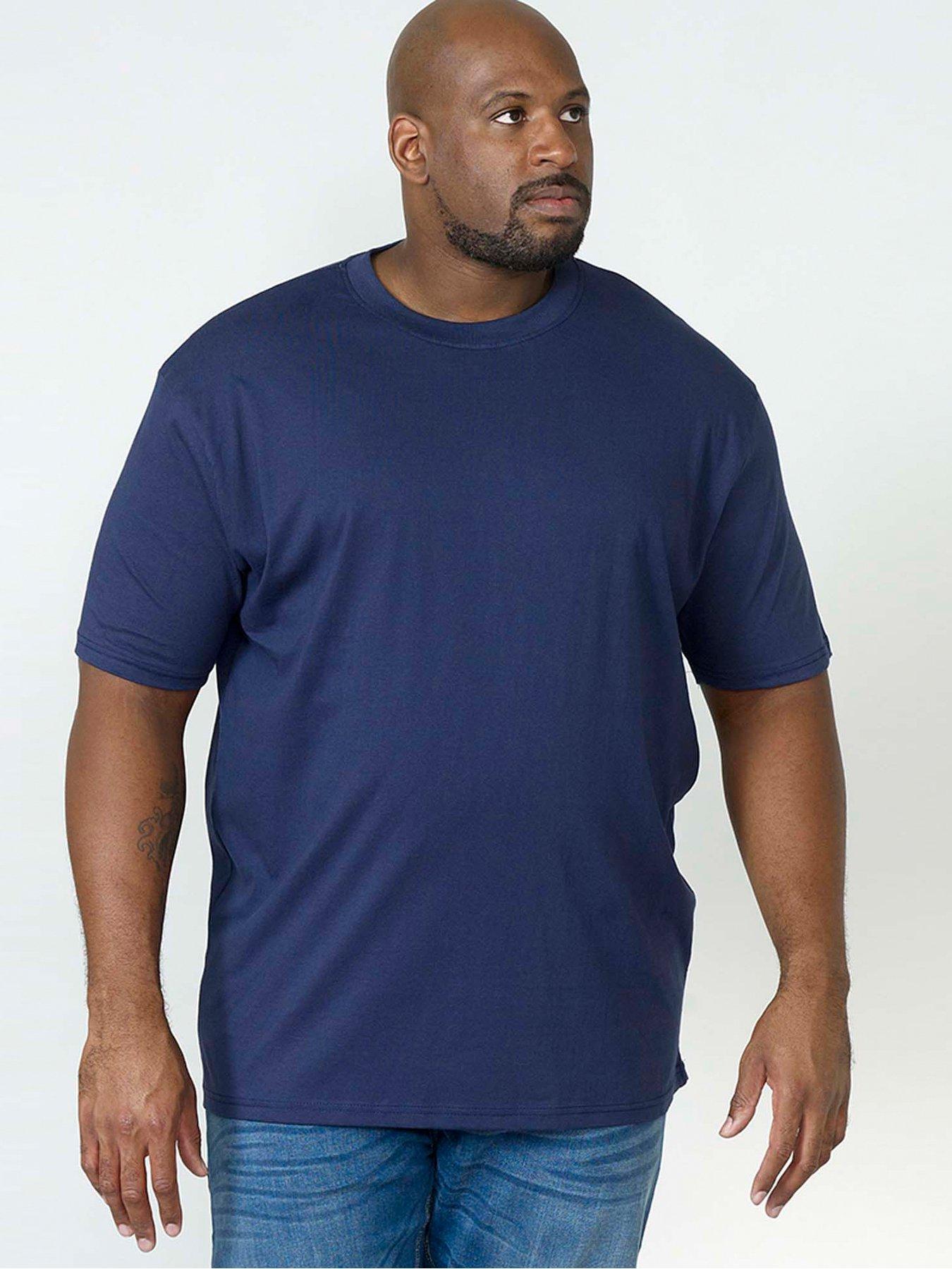 D555 Flyers Premium Weight T-shirt, Navy, Size 7Xl, Men