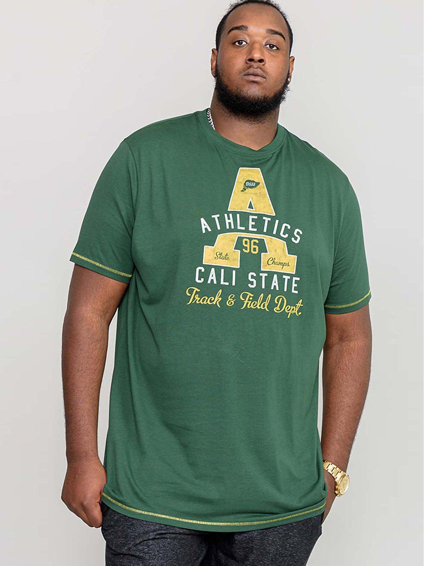 undefined Tovil Athletics Cali State Printed T-shirt - Green