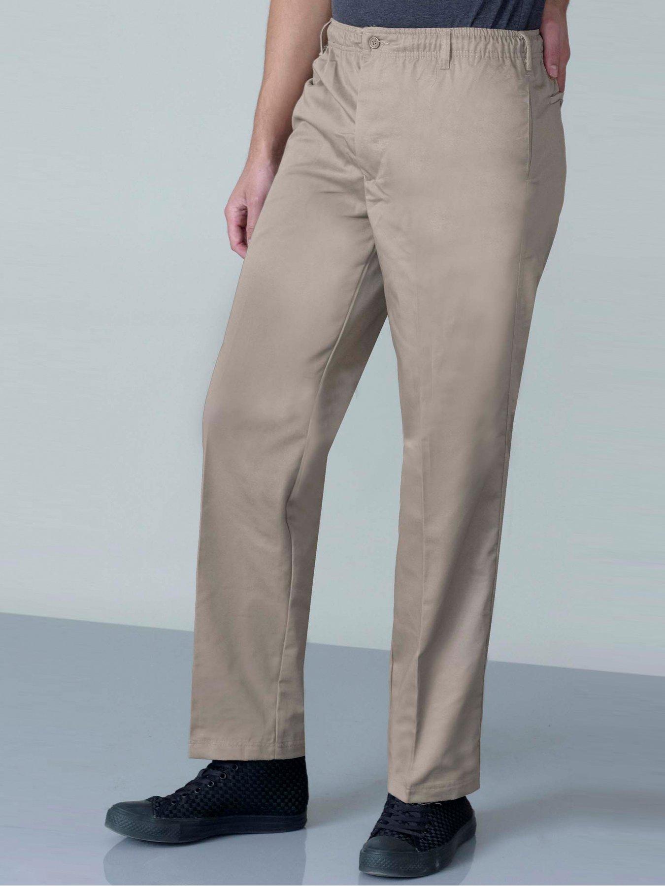 undefined Basilio Elasticated Waist Rugby Trouser - Stone