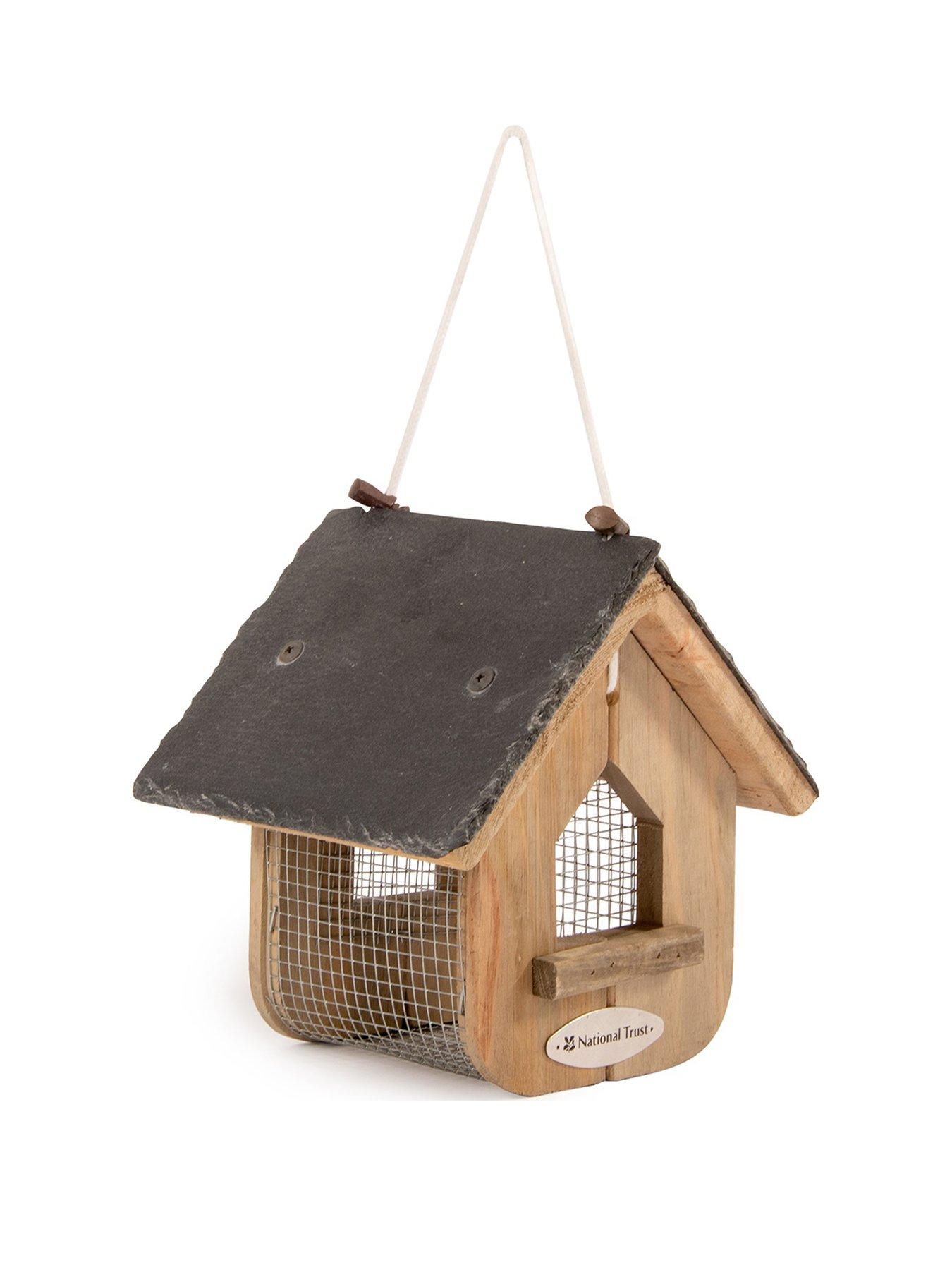 Product photograph of C J Wildlife National Trust Jupiter Slate Peanut And Suet Feeder from very.co.uk