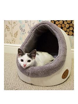 Product photograph of Banbury Co Luxury Cosy Cat Bed from very.co.uk