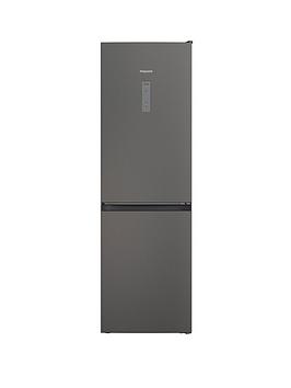 Product photograph of Hotpoint H5x 82o Sk 60cm Wide Total No Frost Fridge Freezer - Black from very.co.uk