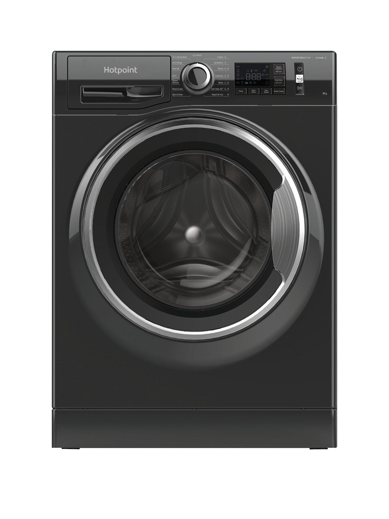 Product photograph of Hotpoint Activecare Nm11946bcaukn 9kg Wash 1400rpm Spin Washing Machine from very.co.uk