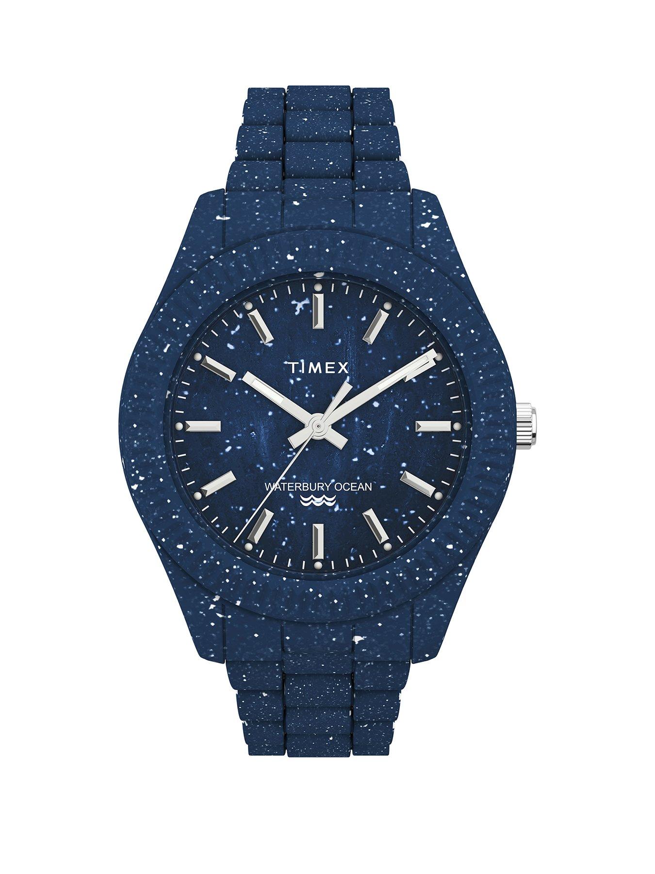 Product photograph of Timex Waterbury Mens Watch from very.co.uk
