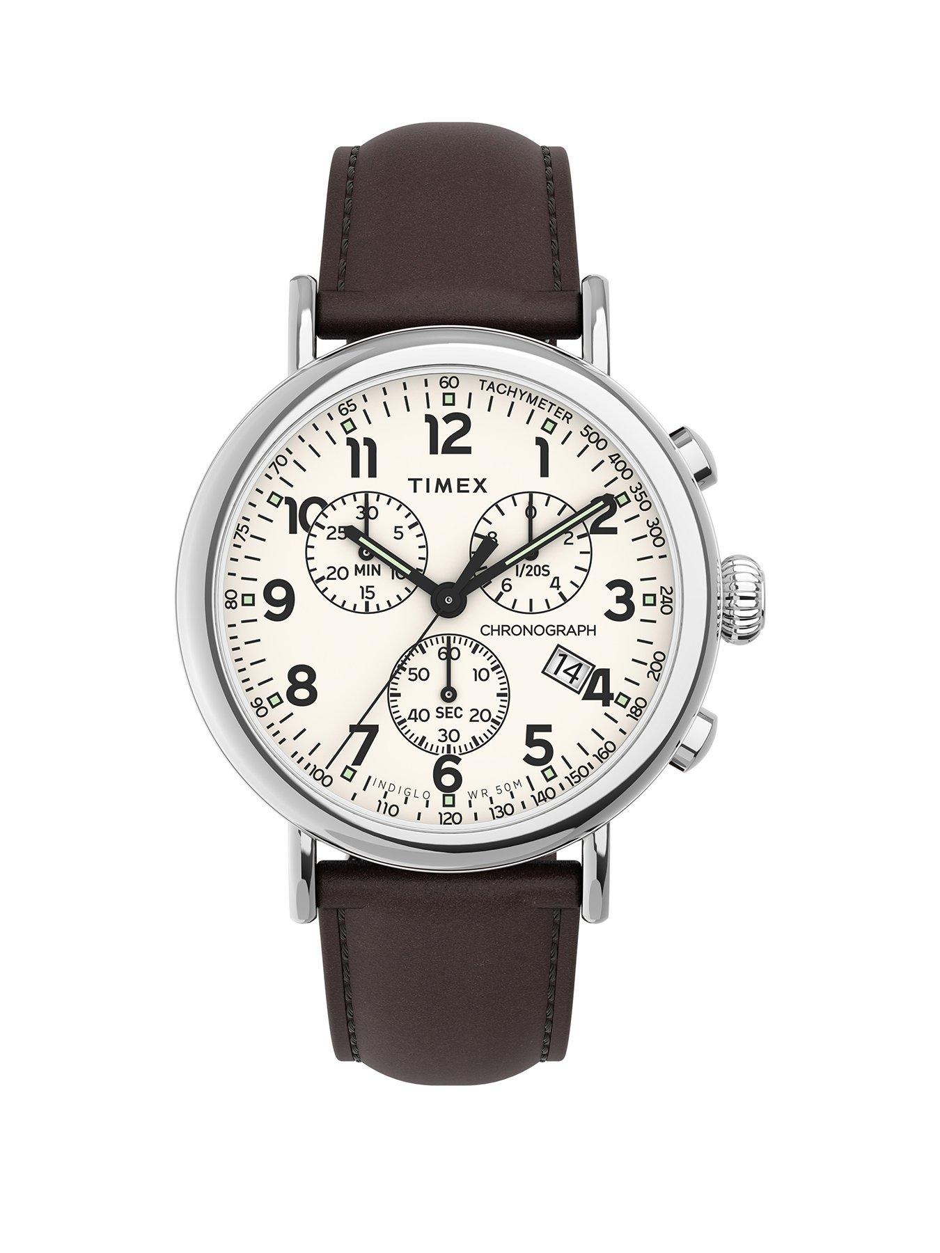 Timex leather watches new arrivals