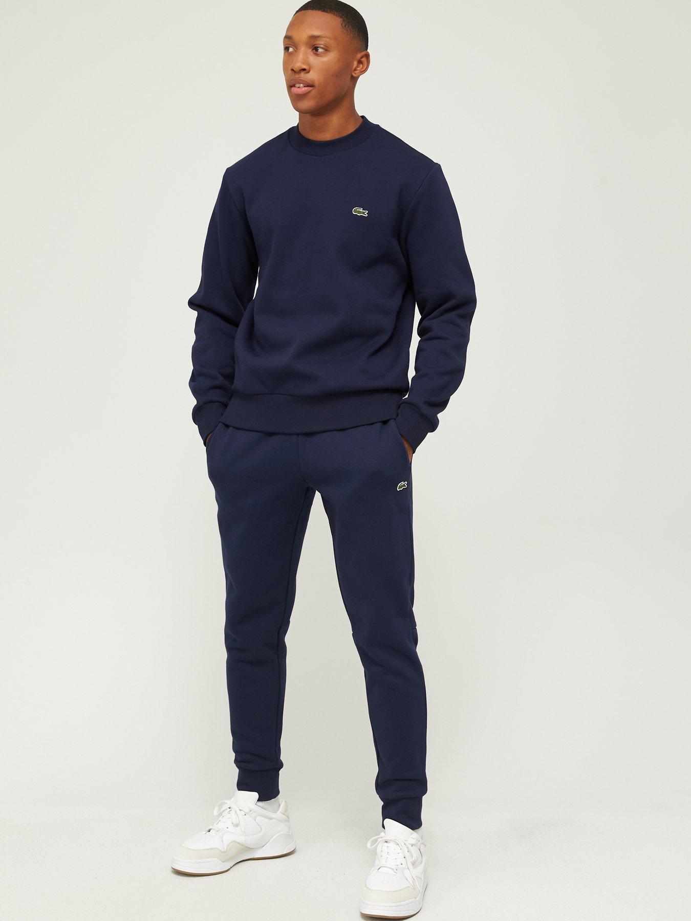 Image 3 of 4 of Lacoste Crew Neck Sweatshirt - Navy
