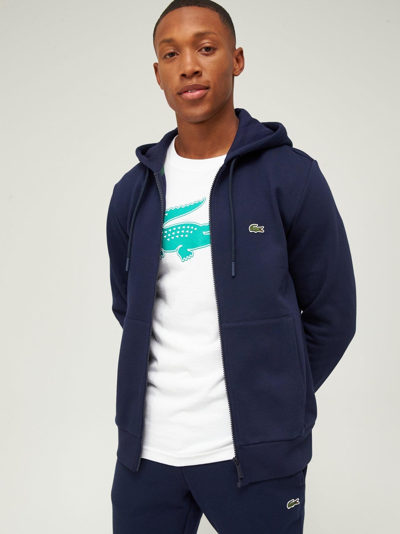 Lacoste on sale hoodie navy