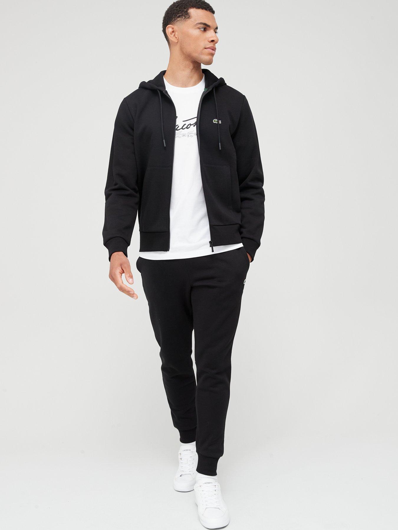 undefined Zip Thru Jersey Tracksuit Set - Black