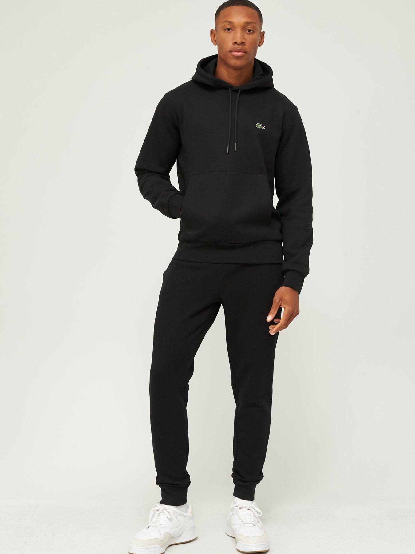 Fleece Jersey Joggers Black