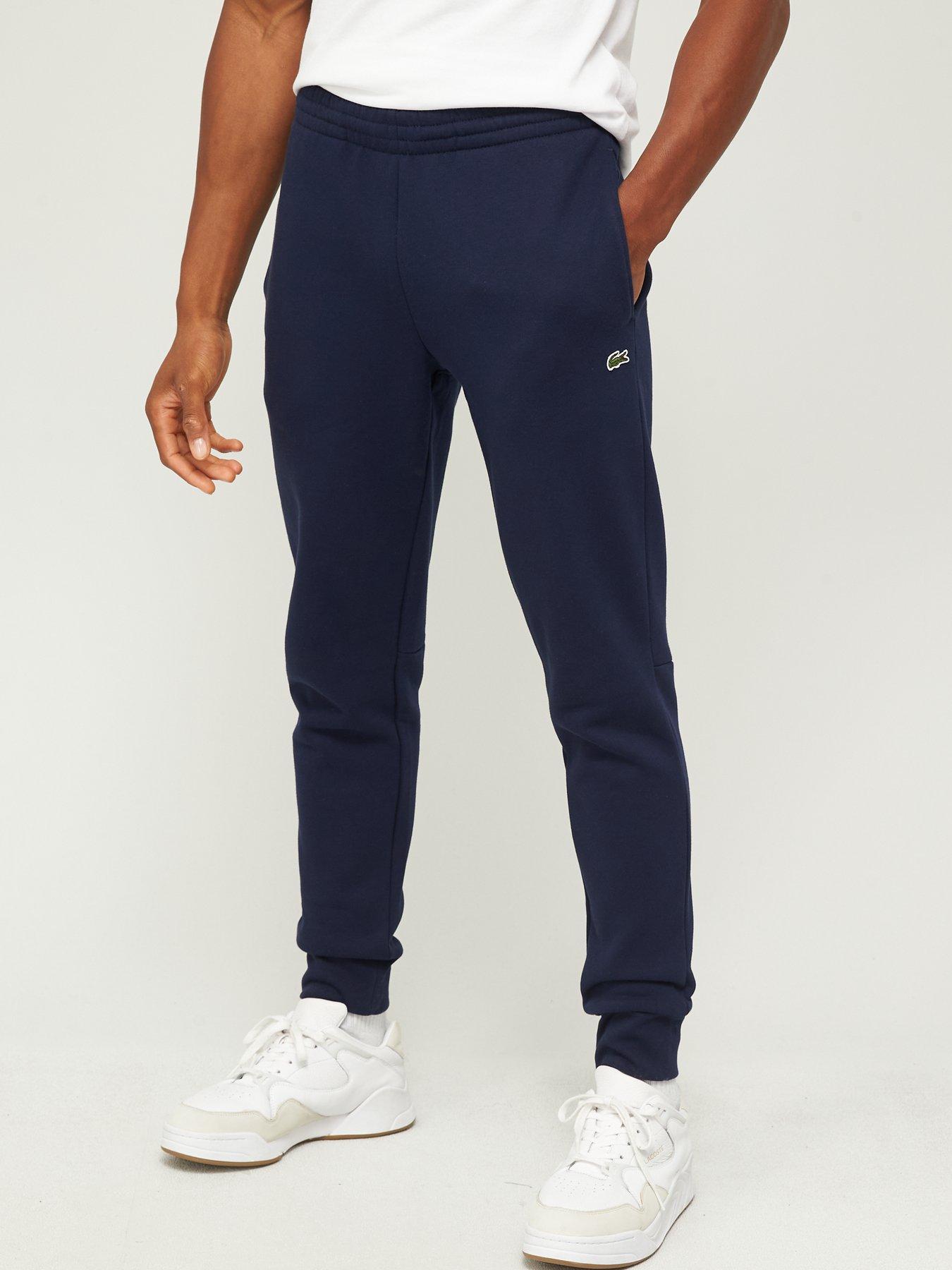 Lacoste Fleece Jersey Joggers - Black