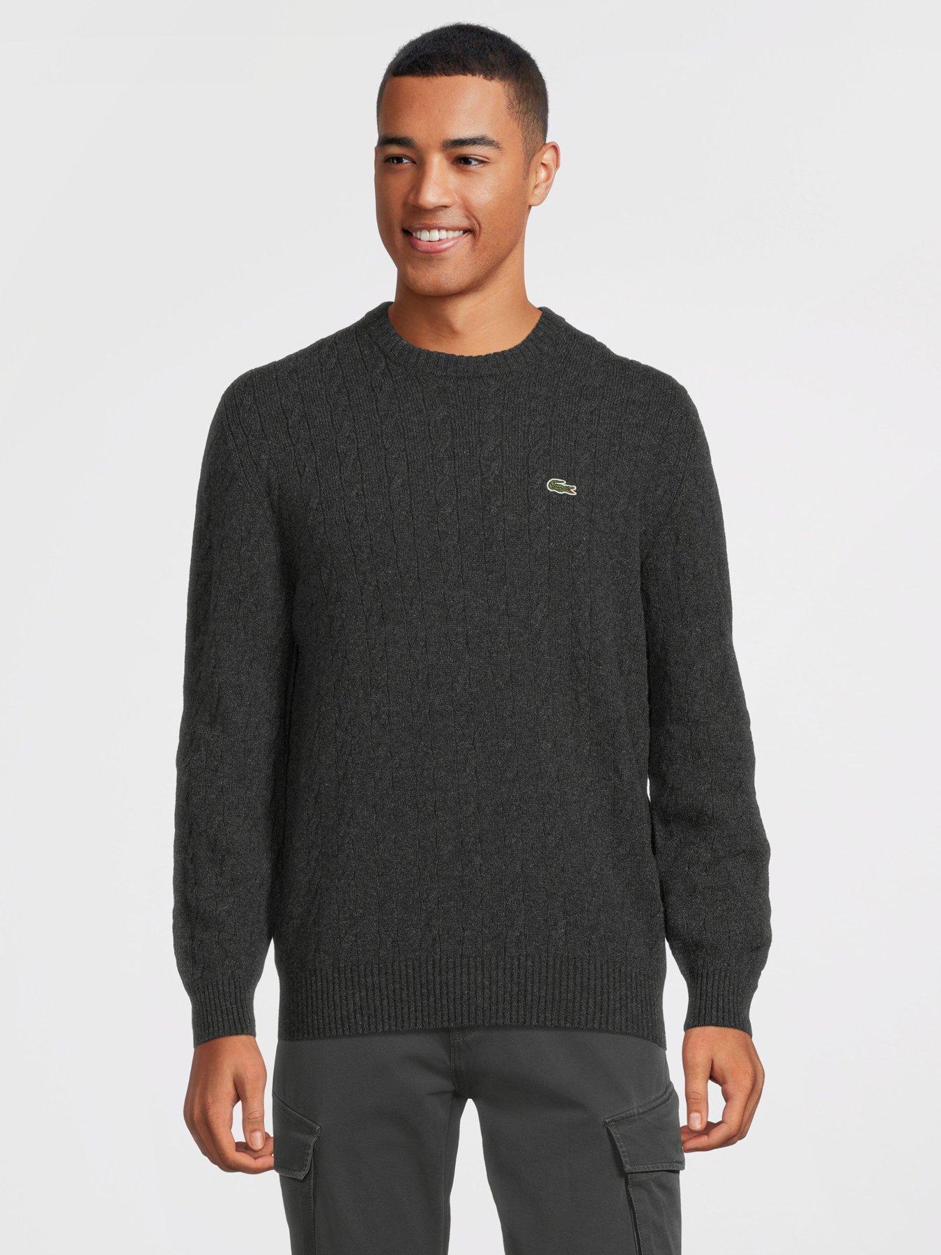 Lacoste wool crew clearance neck jumper