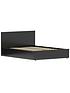  image of vida-designs-hurley-faux-leather-ottoman-bed