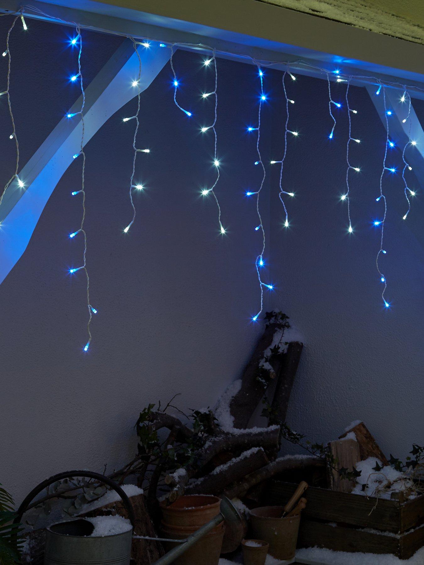 Product photograph of Festive Set Of 960 Snowing Icicle Outdoor Christmas Lights from very.co.uk