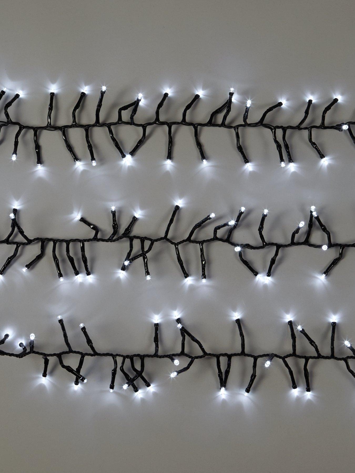 Image 3 of 5 of Festive Set of 1000 Multifunction Bright White Sparkle Indoor/Outdoor Christmas Tree Lights