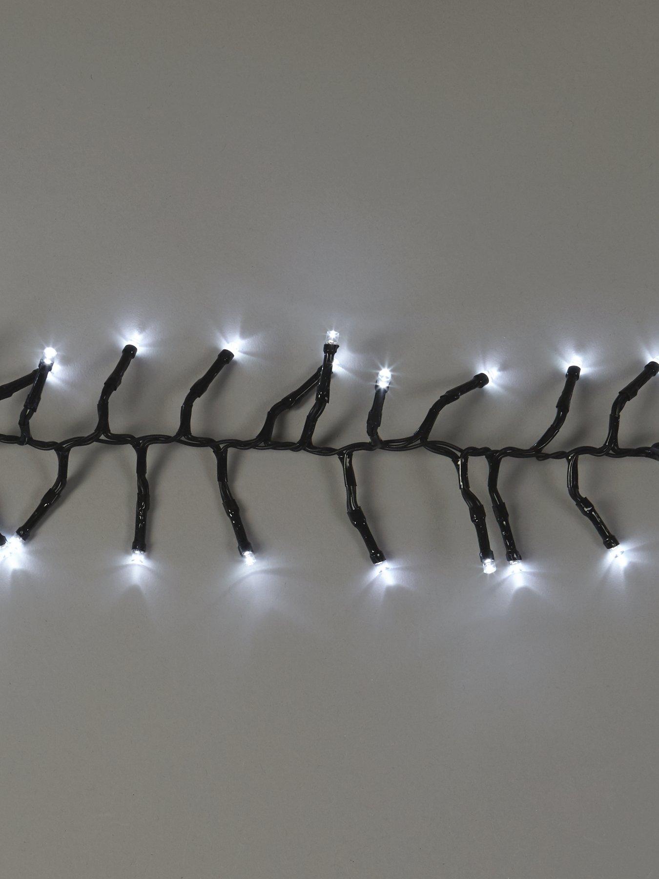 Image 4 of 5 of Festive Set of 1000 Multifunction Bright White Sparkle Indoor/Outdoor Christmas Tree Lights