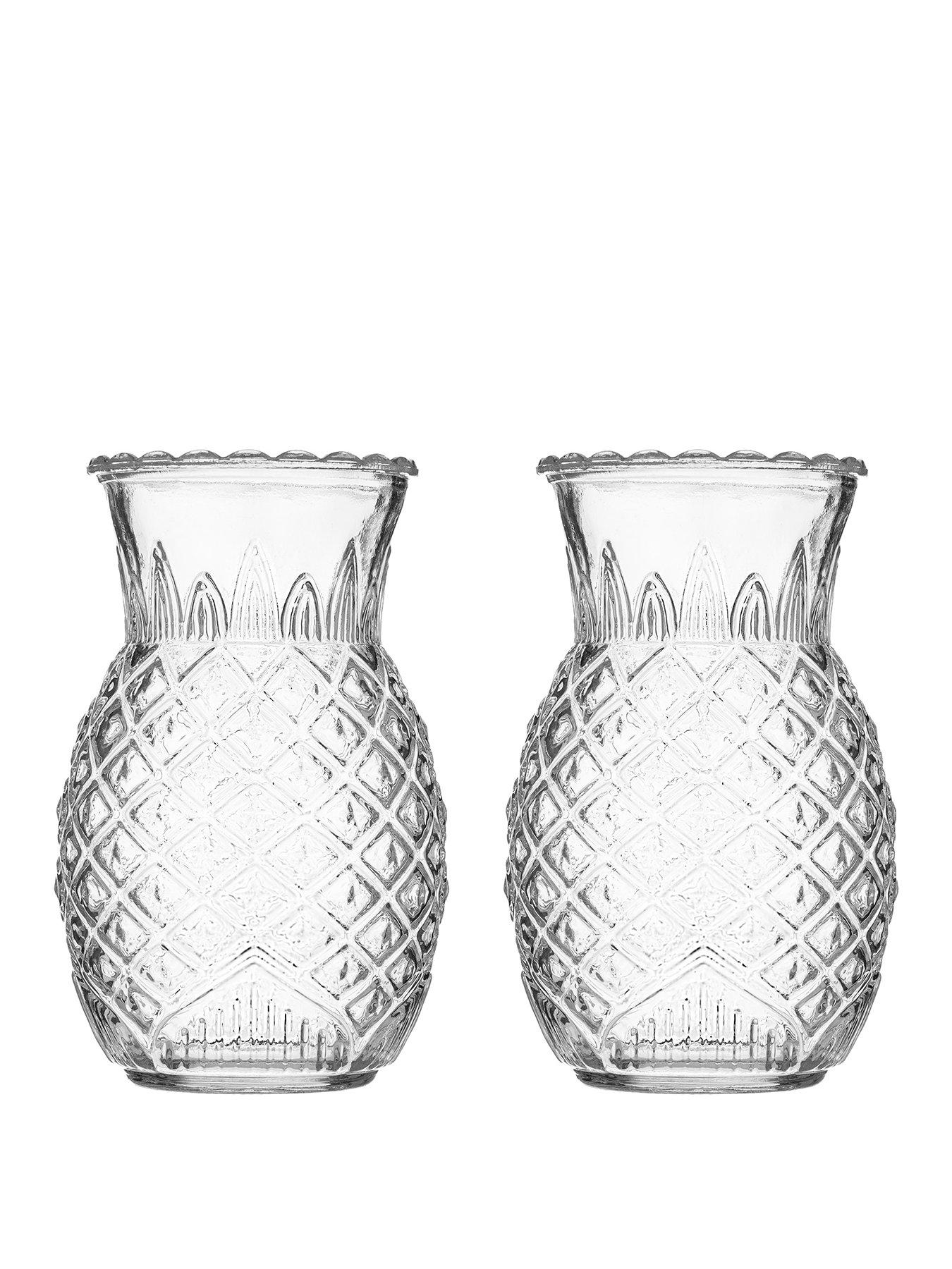 Ravenhead Entertain Pineapple-Shaped Tropical Cocktail Glasses &Ndash; Set Of 2