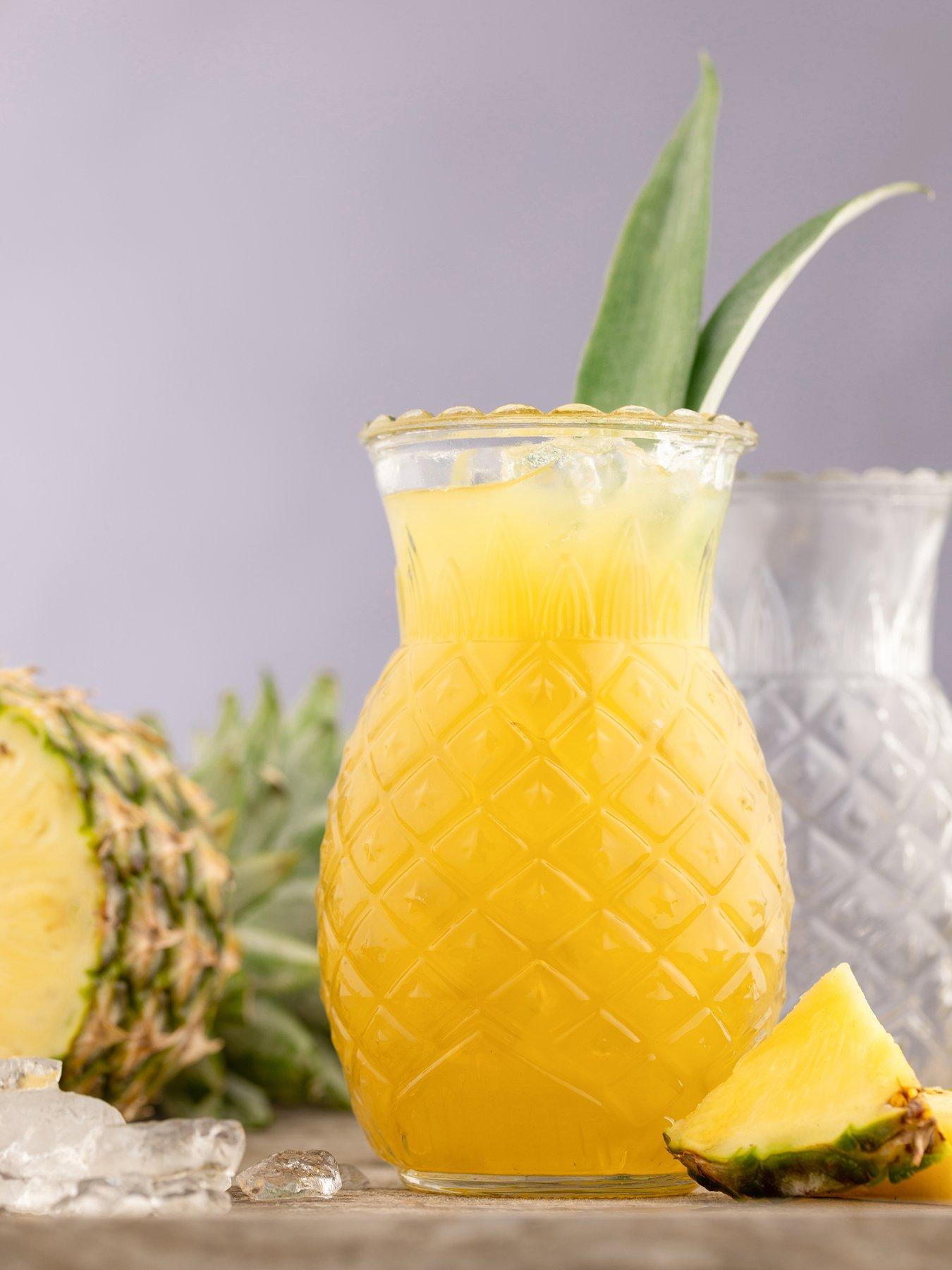 Ravenhead Entertain Pineapple-Shaped Tropical Cocktail Glasses – Set of ...