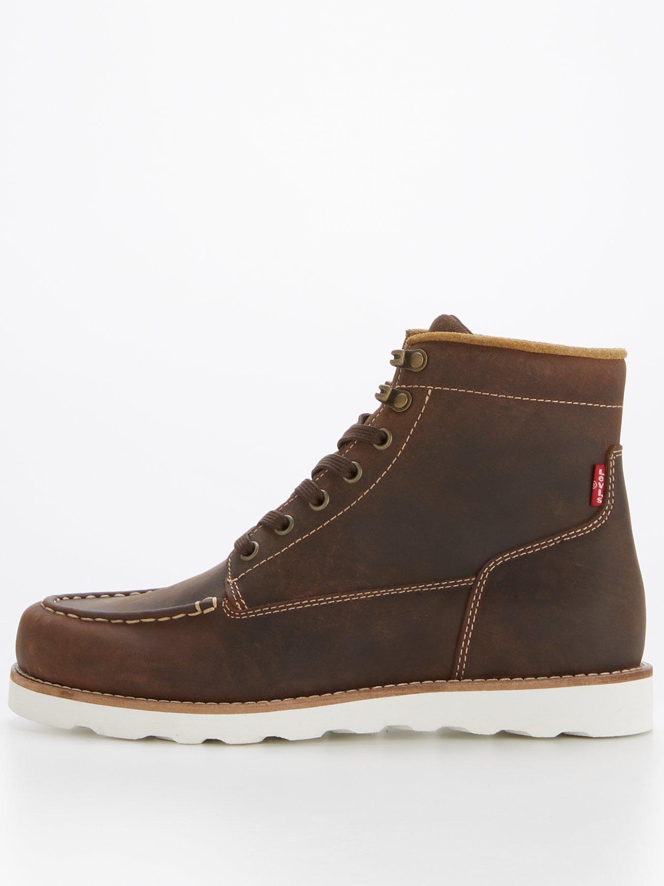 levis mens leather boots