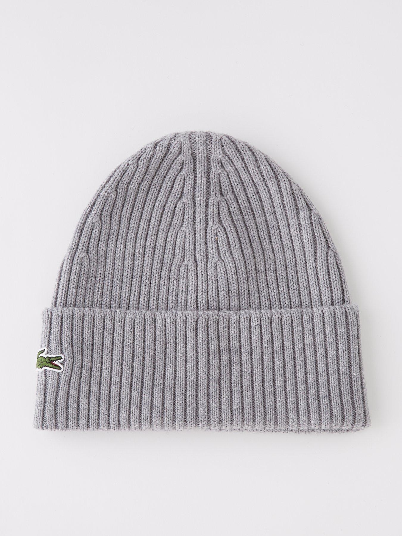 Lacoste knitted logo beanie hotsell