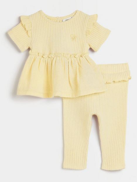 river-island-baby-baby-girls-peplum-tshirt-and-legging-set-yellow