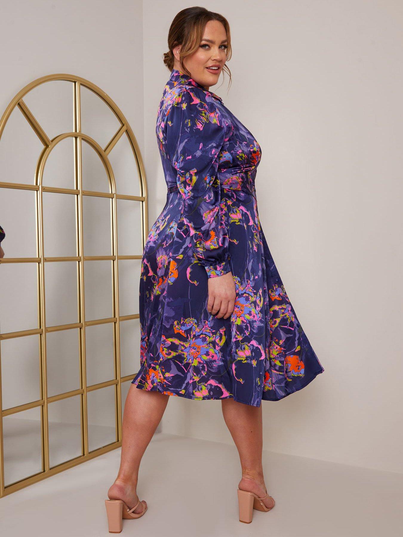 Plus size discount shirt dress uk