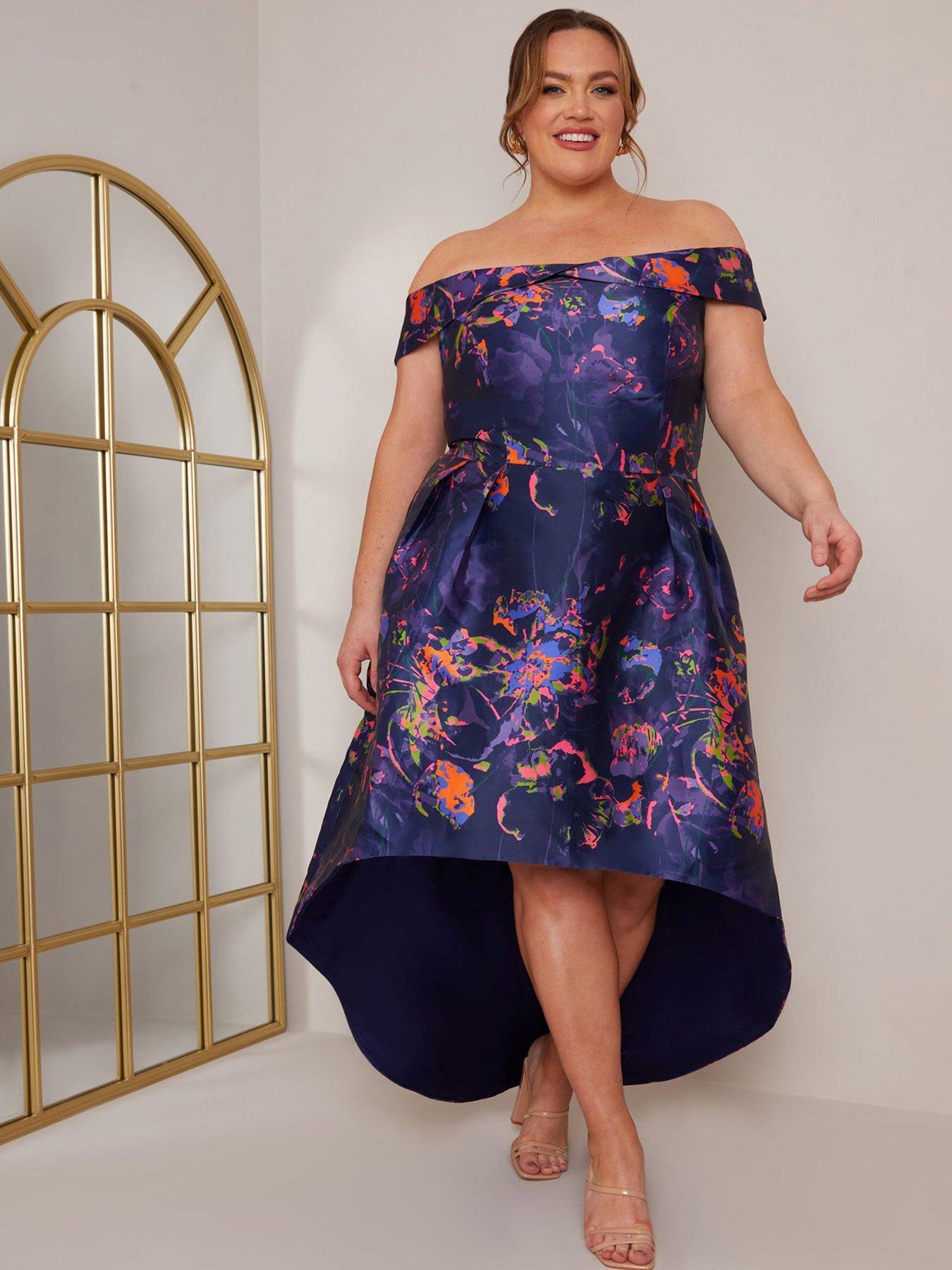 Plus size clearance bardot dresses uk