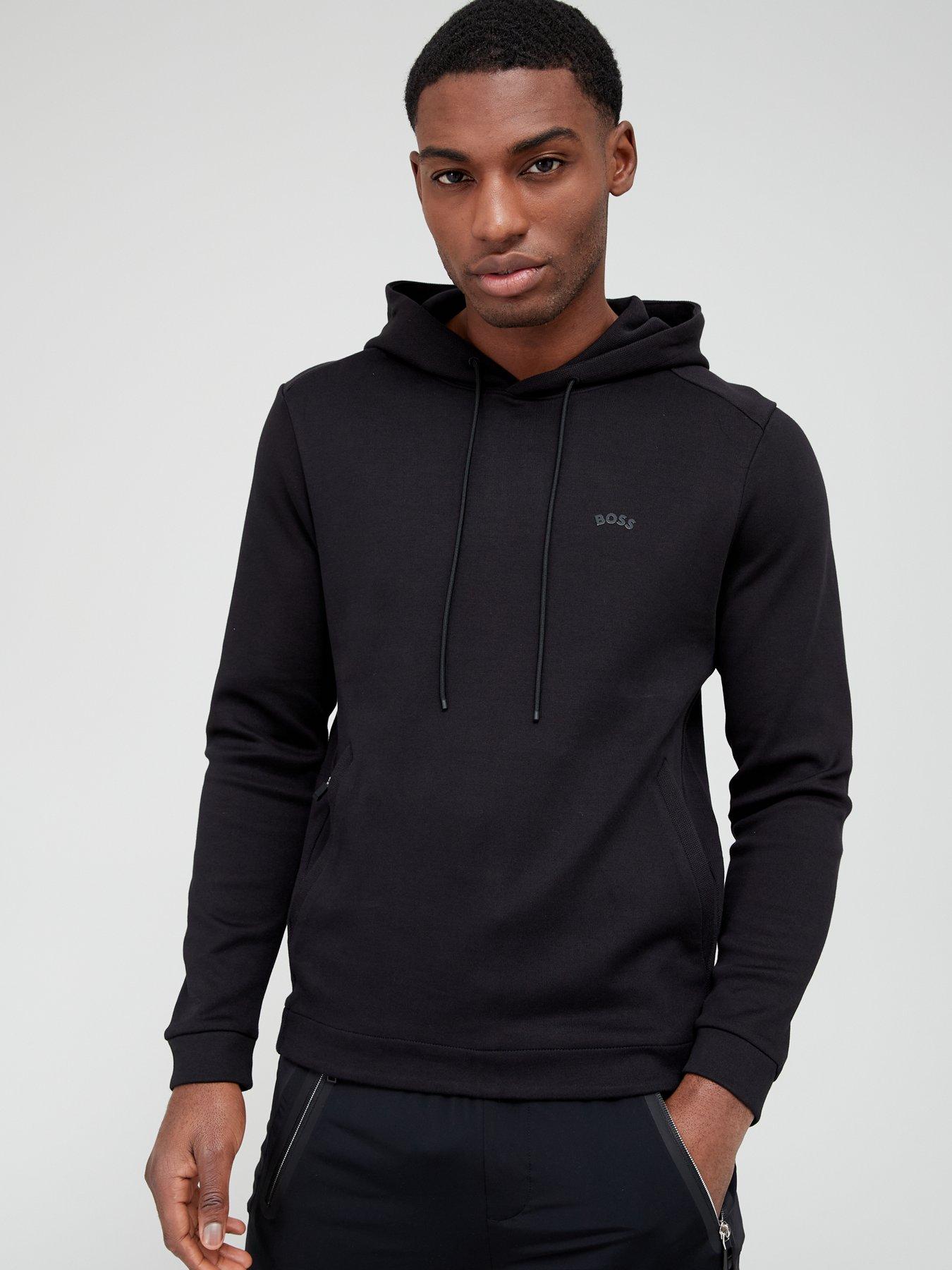 boss soody curved hoodie