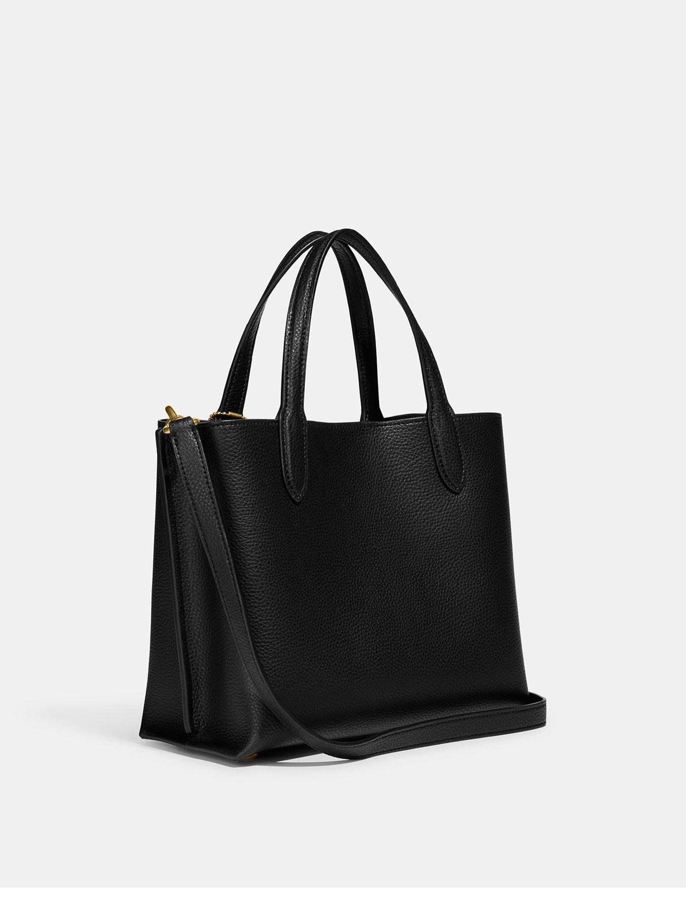 Black pebble hotsell leather tote