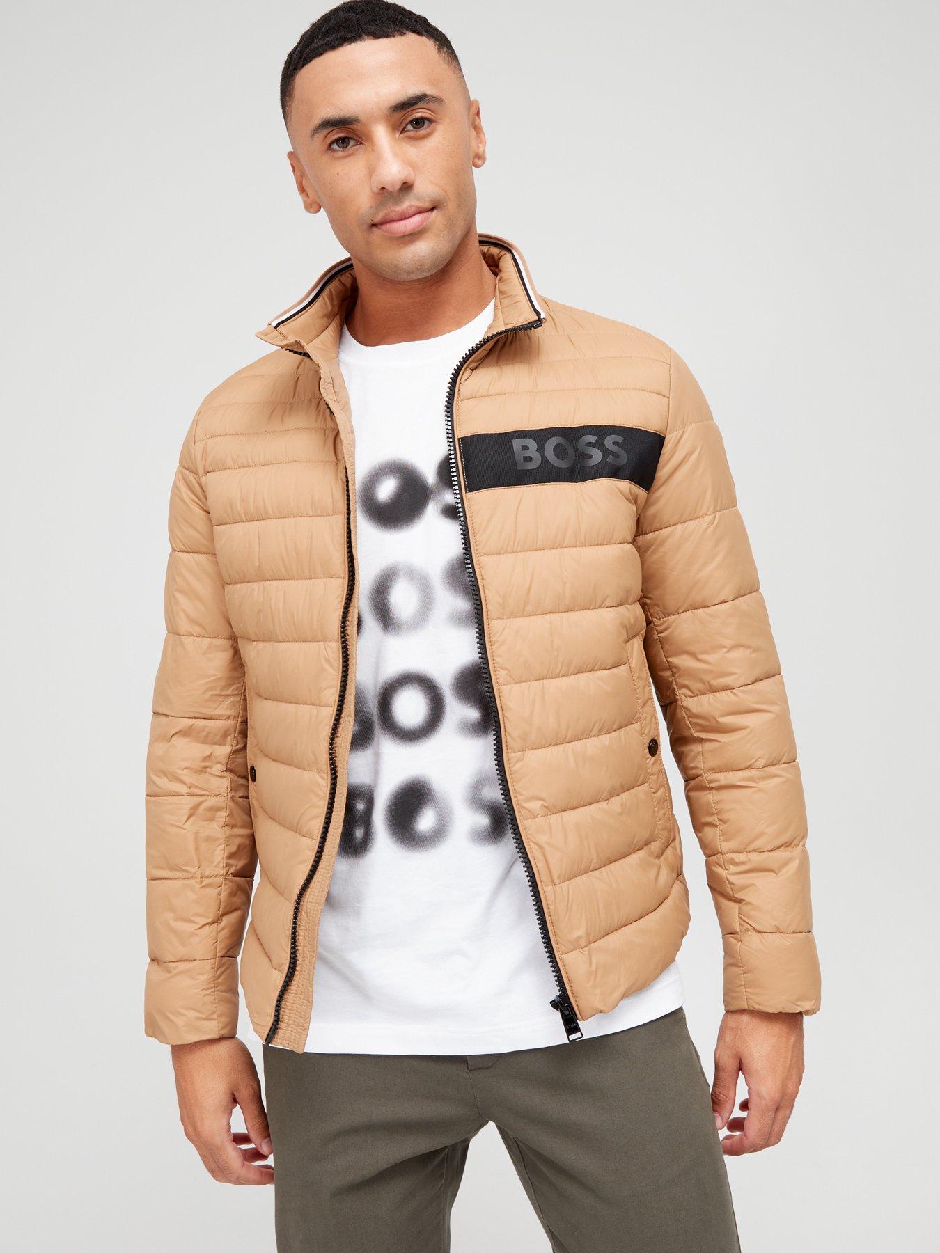 BOSS Darolus Water Repellent Padded Jacket - Medium Beige