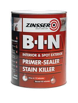 Product photograph of Zinsser B-i-n Primer 1l from very.co.uk