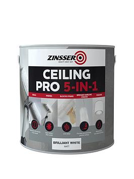 Product photograph of Zinsser Ceiling Pro 5-in-1 2 5l from very.co.uk