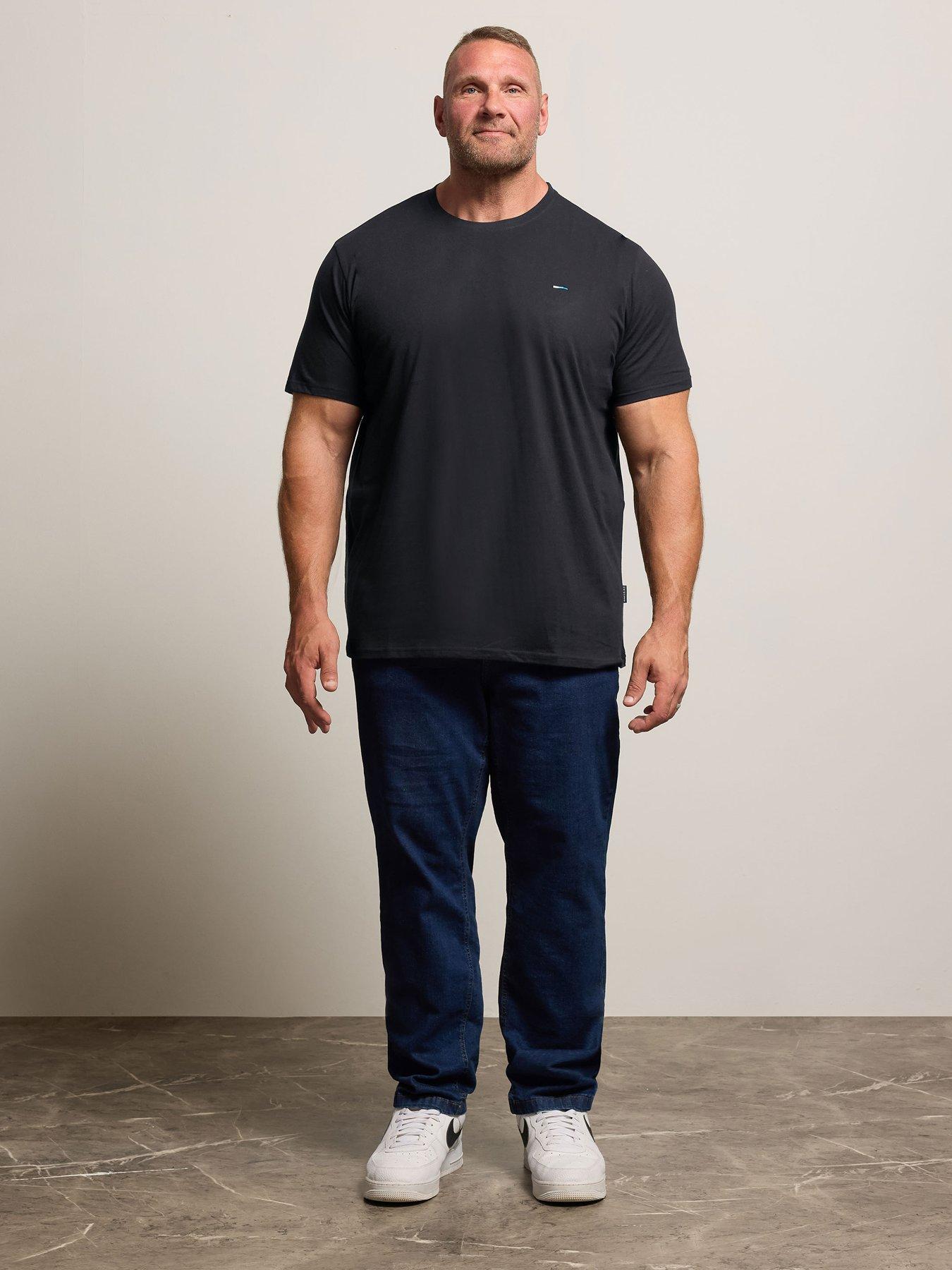 Image 3 of 5 of BadRhino 5 Pack Short Sleeve T-Shirts - Black