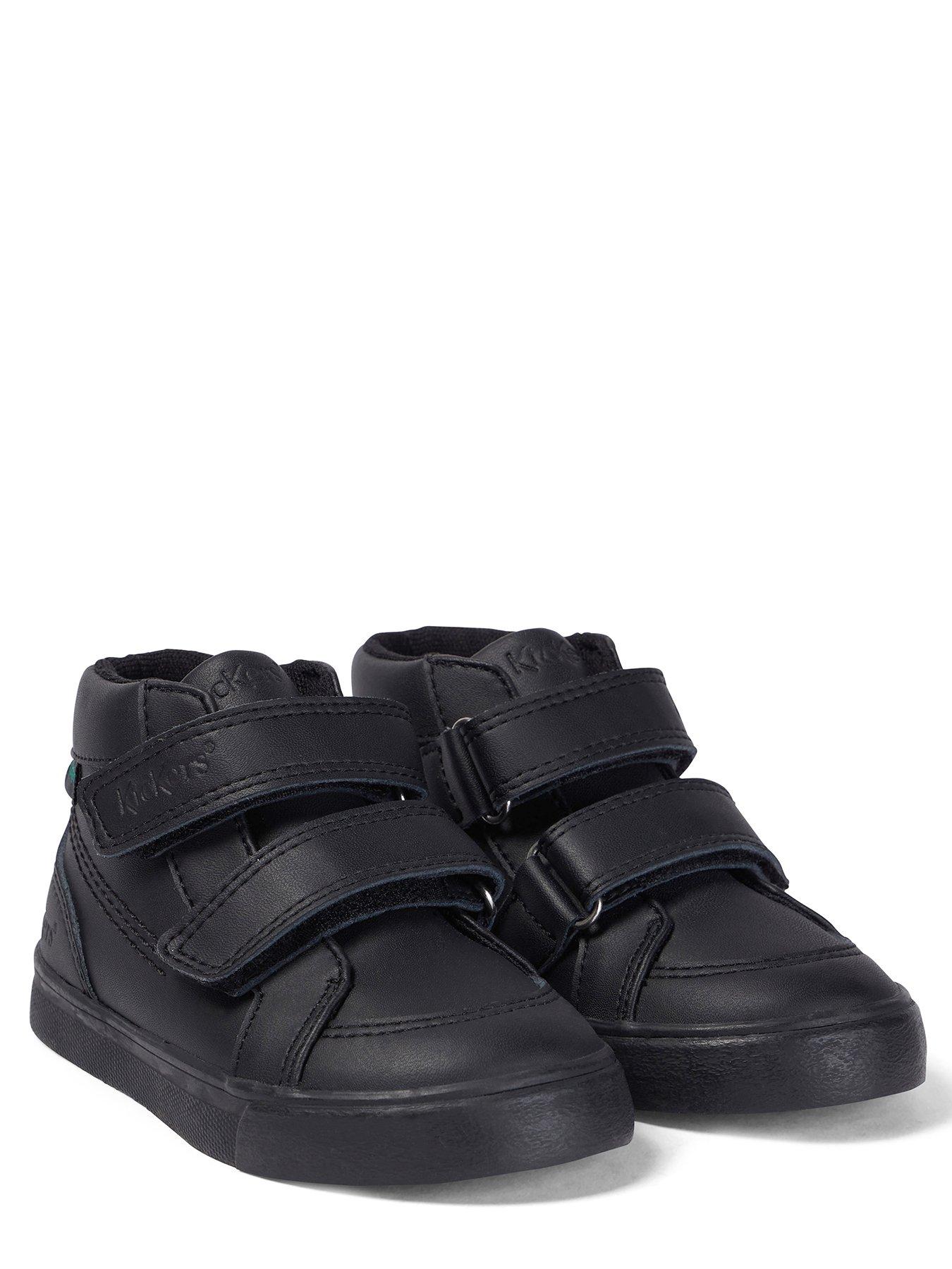 Kickers Fragma Single Strap - Mocassini Bambino, Nero (Black Blk), 32 EU