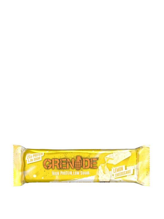 stillFront image of grenade-protein-bars-lemon-cheesecake-box-of-12