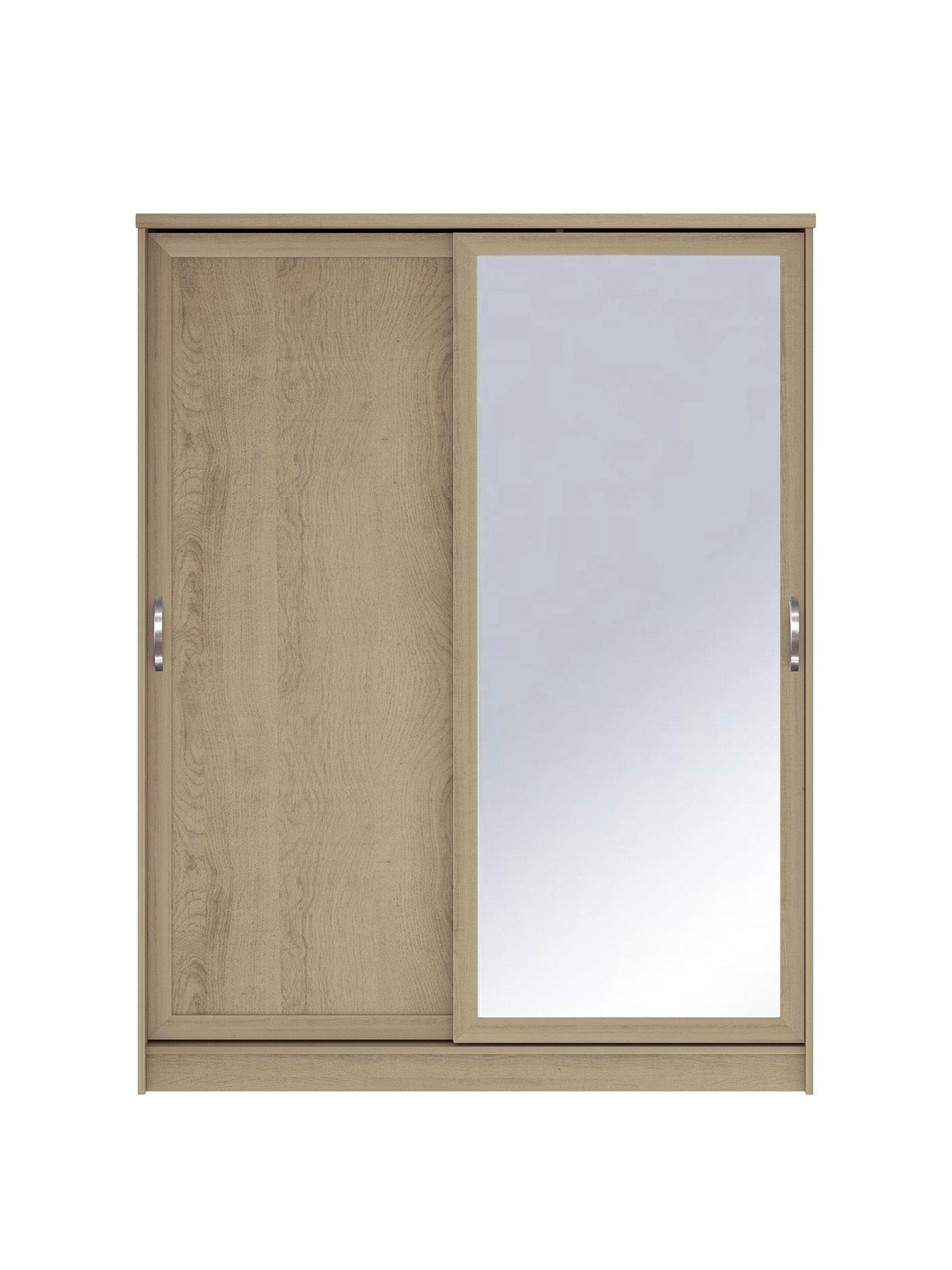 Product photograph of Very Home Camberley 2 Door Mirrored Sliding Wardrobe from very.co.uk