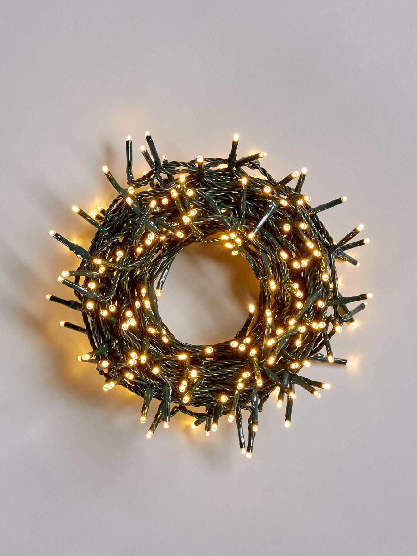 Image 2 of 4 of Festive Set of&nbsp;380 Sparkle Christmas Lights - Warm White