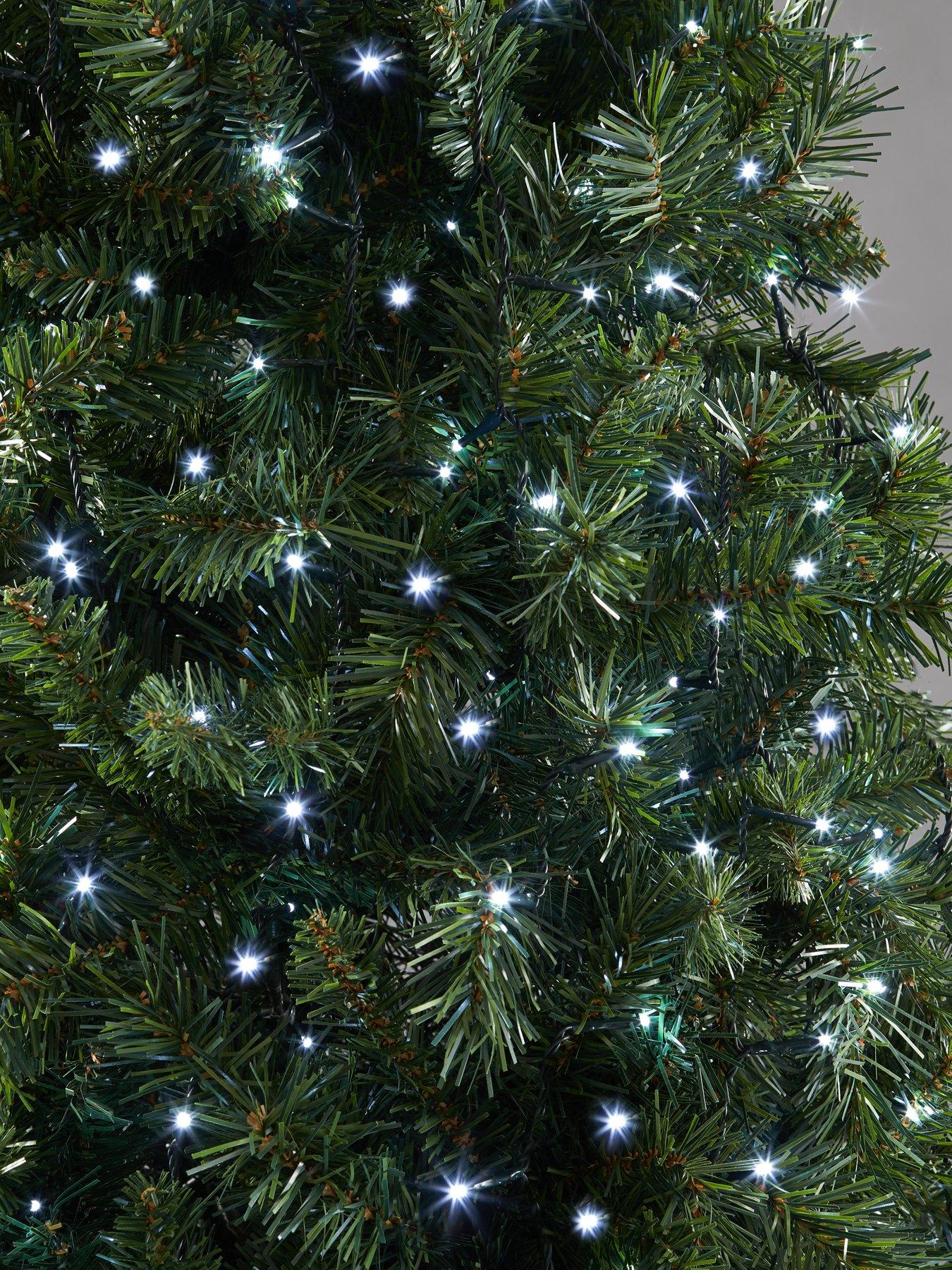 Product photograph of Festive 380 Sparkle Lights - Cool White from very.co.uk