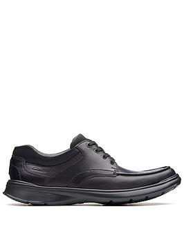 clarks cotrell edge formal lace up shoes - black