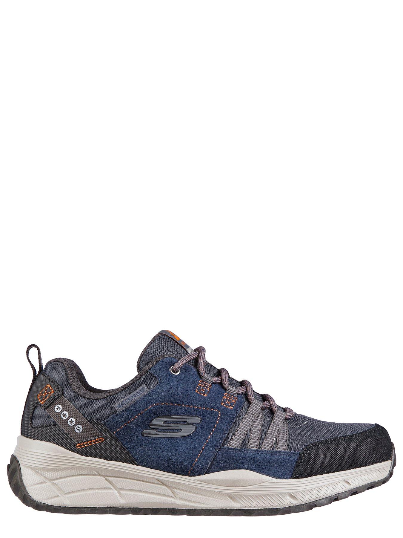 Skechers Equalizer 4.0 Trail Waterproof Relaxed Fit AirCooled Memory Foam Walking Shoe Navy