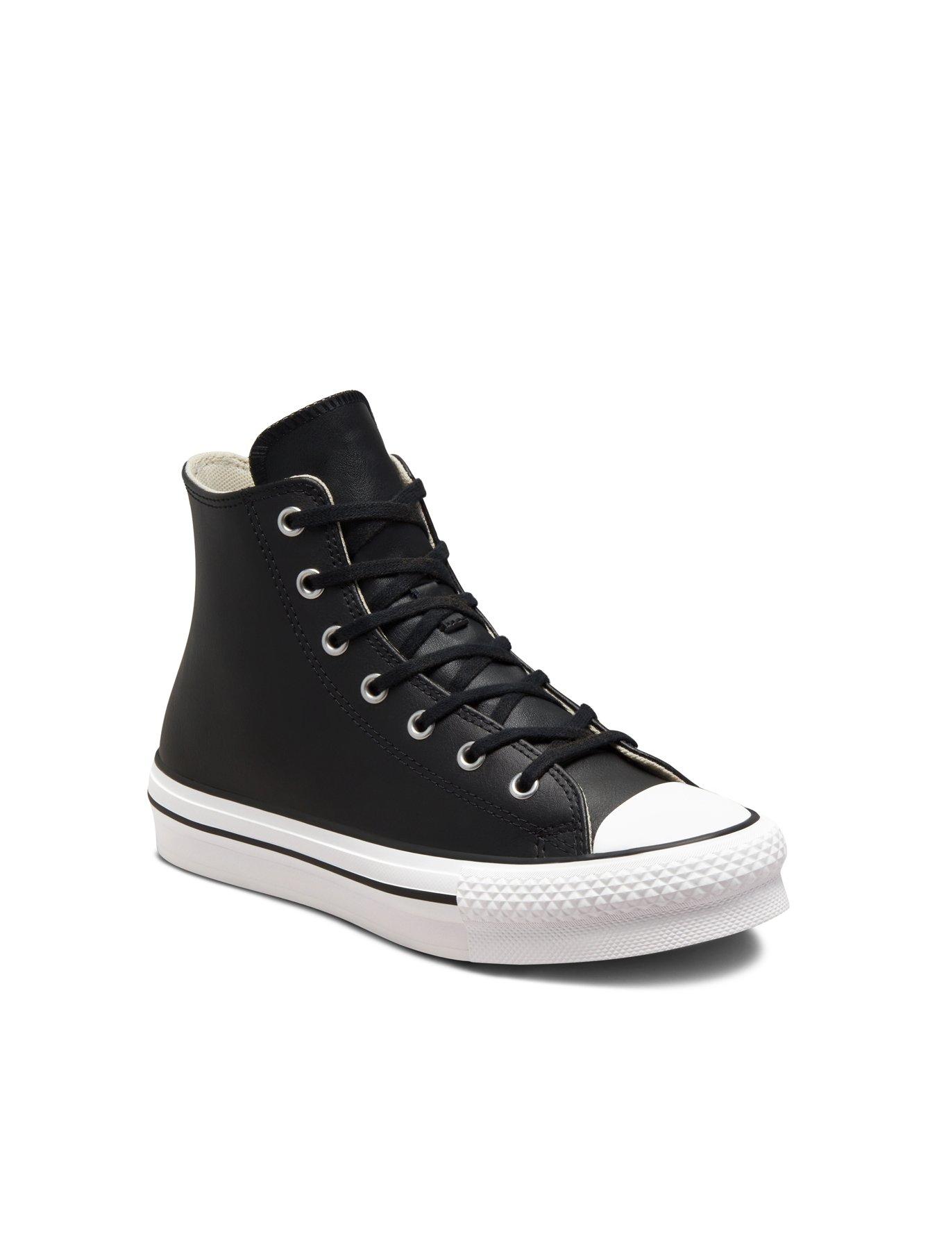 Black high top converse junior size 4 hotsell