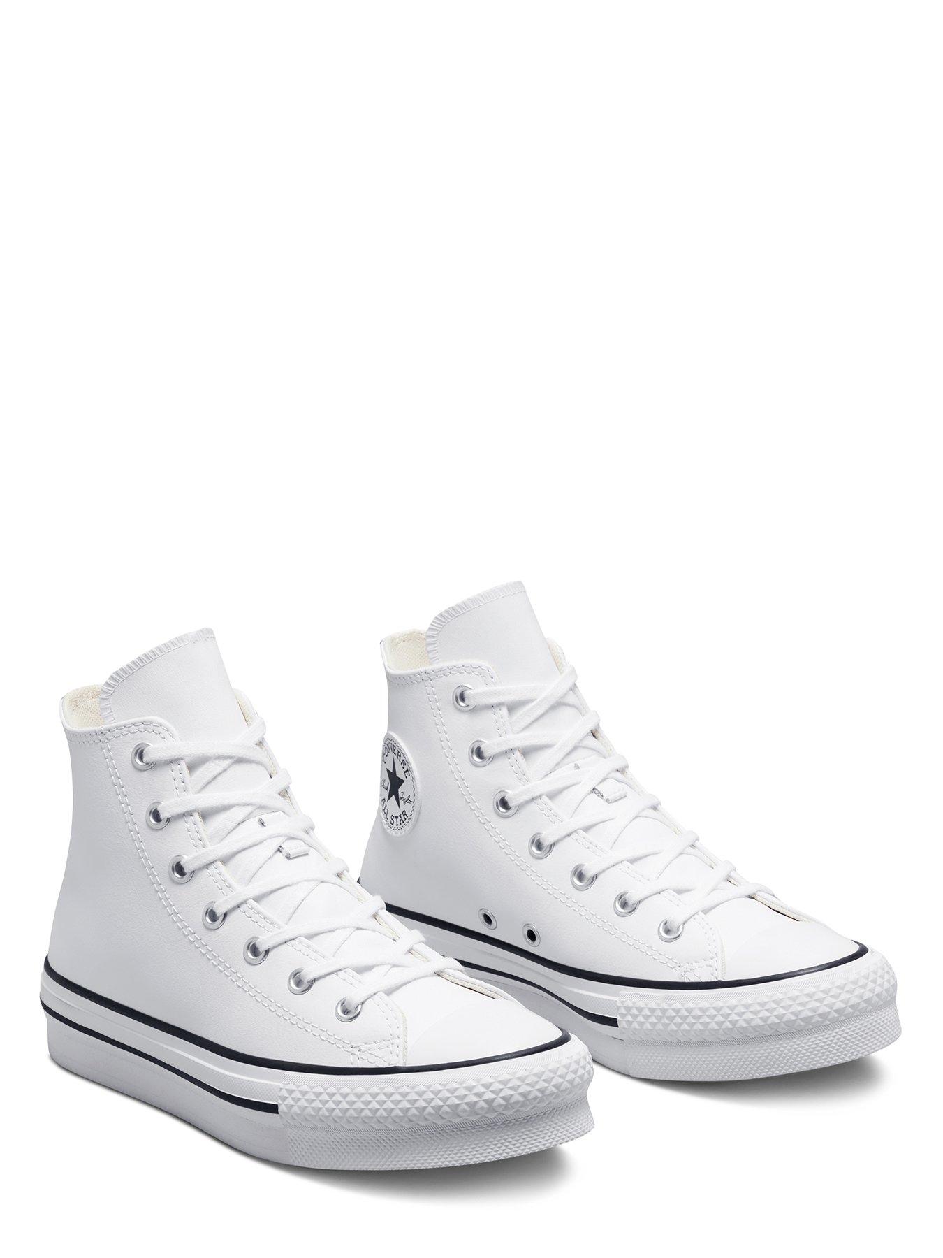 Childrens leather outlet converse